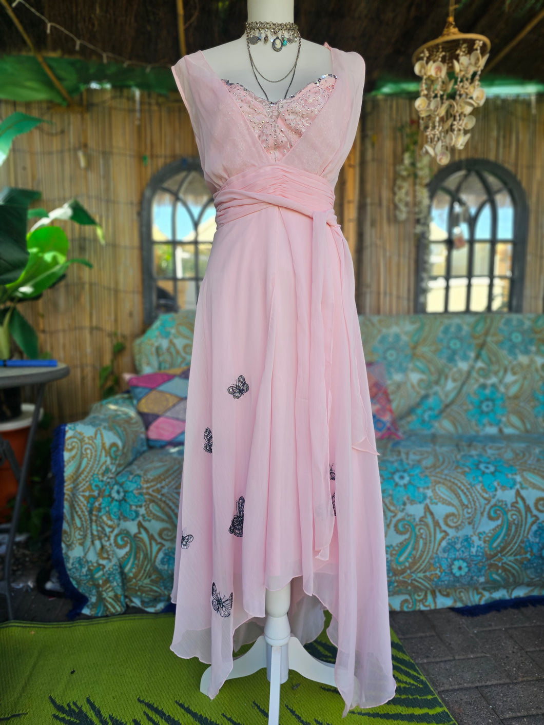 Y2K Romantic Butterfly Dress