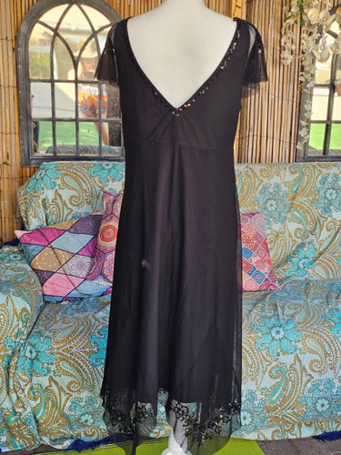 Y2K Mesh Whimsigoth Dress