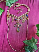 Load image into Gallery viewer, &#39;Sleeping Beauty&#39; Treasure Charm Choker