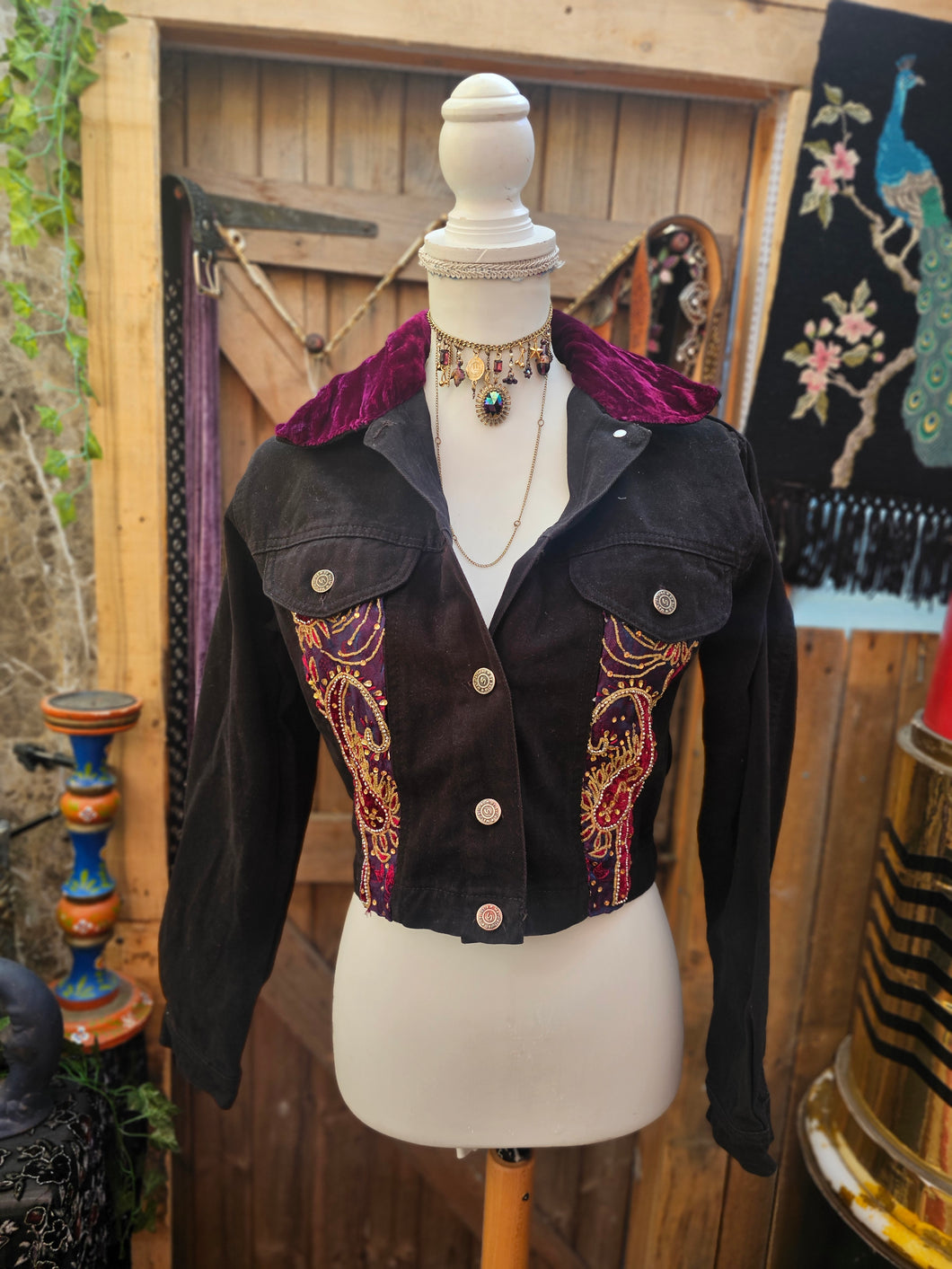 Whimsigoth Denim Jacket