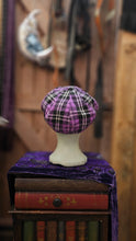 Load image into Gallery viewer, Y2K Purple Plaid Baker Boy Hat