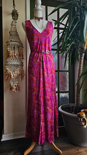 90s Paisley Long Dress