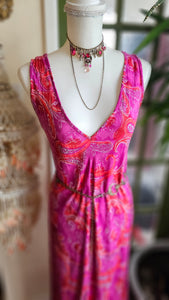 90s Paisley Long Dress