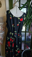 Load image into Gallery viewer, 90s Rose Print Dress