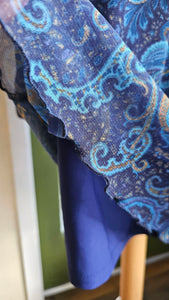 Y2K Paisley Mesh Dress