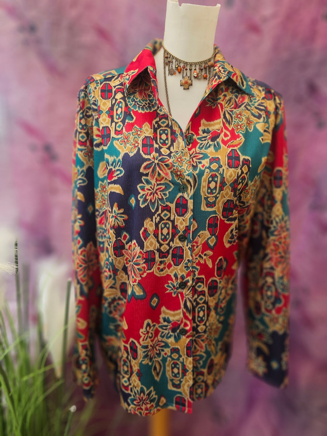 90s Long Sleeve Blouse