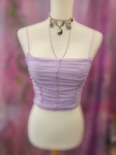 Load image into Gallery viewer, Y2K Fitted Mesh Cami