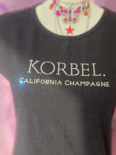 Load image into Gallery viewer, Y2K Fitted Jewelled Tshirt