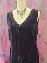 Load image into Gallery viewer, 90s Purple Pinafore Dress