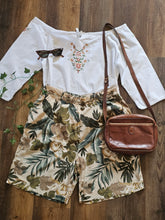 Load image into Gallery viewer, Vintage Botanical Silk Shorts