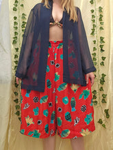 Load image into Gallery viewer, 90s Sheer Teal Duster