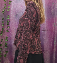 Load image into Gallery viewer, Y2K Peacock Print Top