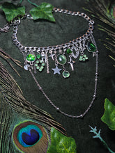 Load image into Gallery viewer, 'Green Glass' Treasure Charm Choker