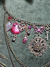 Load image into Gallery viewer, 'Romantic' Treasure Charm Choker
