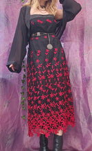 Load image into Gallery viewer, Vintage Boned Whimsigoth Dress