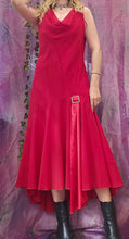 Load image into Gallery viewer, Y2K Asymmetrical Cowl Neck Dress