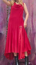 Load image into Gallery viewer, Y2K Asymmetrical Cowl Neck Dress