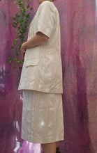 Load image into Gallery viewer, 1980s Minimal Pinstriped Suit