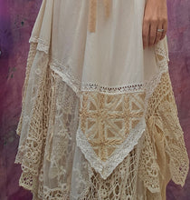 Load image into Gallery viewer, Handmade Asymmetrical Boho Skirt
