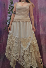 Load image into Gallery viewer, Handmade Asymmetrical Boho Skirt