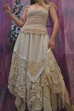 Load image into Gallery viewer, Handmade Asymmetrical Boho Skirt