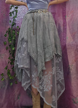 Load image into Gallery viewer, Handmade Asymmetrical Fairy Skirt