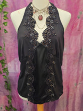 Load image into Gallery viewer, Y2K Embellished Halterneck Top