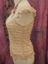 Load image into Gallery viewer, Y2K Crochet Fairy Cami