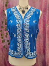 Load image into Gallery viewer, 90s Embroidered Waistcoat