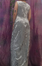 Load image into Gallery viewer, 90s Silver Maxi Dress