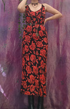 Load image into Gallery viewer, Y2K Rose Midi Dress