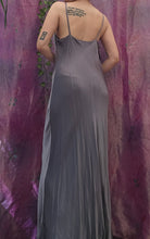Load image into Gallery viewer, Y2K Silver Cowlneck Dress