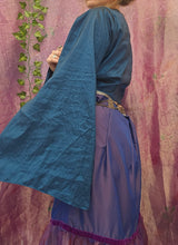 Load image into Gallery viewer, Bell Sleeve Taffeta Tie Top