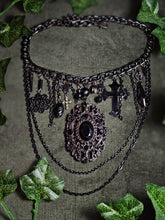 Load image into Gallery viewer, 'Gothic' Treasure Charm Choker