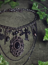 Load image into Gallery viewer, 'Gothic' Treasure Charm Choker