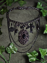 Load image into Gallery viewer, 'Gothic' Treasure Charm Choker