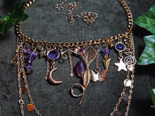 Load image into Gallery viewer, 'Amethyst' Treasure Charm Choker