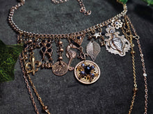 Load image into Gallery viewer, 'Antique' Treasure Charm Choker