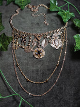 Load image into Gallery viewer, 'Antique' Treasure Charm Choker