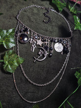 Load image into Gallery viewer, 'Moody Moon' Treasure Charm Choker