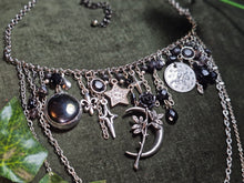 Load image into Gallery viewer, 'Moody Moon' Treasure Charm Choker