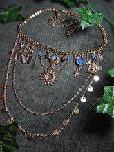 Load image into Gallery viewer, 'Blue Sky' Treasure Charm Choker