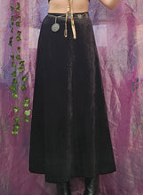 Load image into Gallery viewer, 90s Velvet Midi Skirt