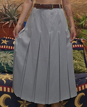 Load image into Gallery viewer, 80s Belted Midi Skirt
