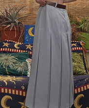 Load image into Gallery viewer, 80s Belted Midi Skirt