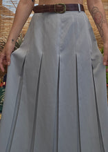 Load image into Gallery viewer, 80s Belted Midi Skirt