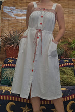 Load image into Gallery viewer, 70s Pinafore Dress
