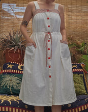 Load image into Gallery viewer, 70s Pinafore Dress