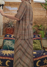 Load image into Gallery viewer, 90s Plaid Twinset