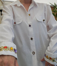Load image into Gallery viewer, 80s Jewelled shirt